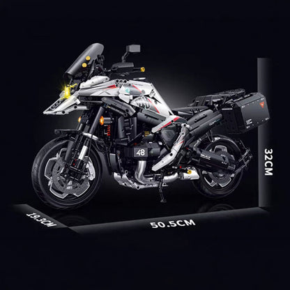 The German Touring Motorbike 2488Pcs - RBrickstem®