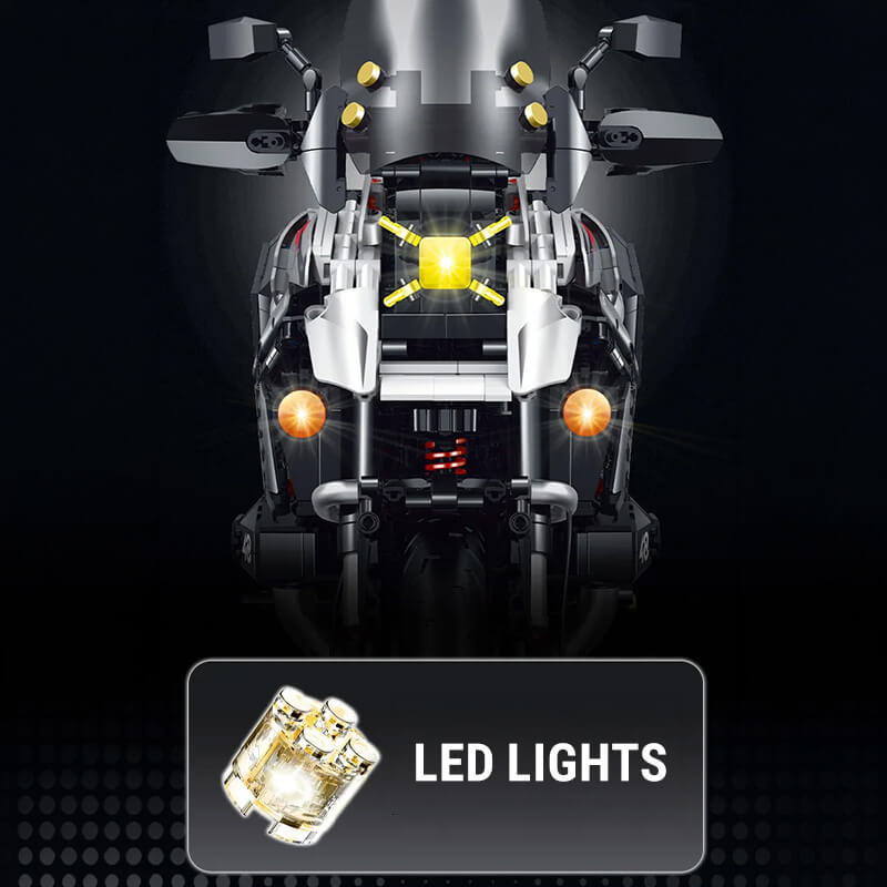 The German Touring Motorbike 2488Pcs - RBrickstem®
