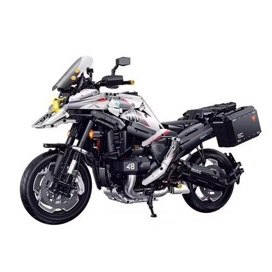 The German Touring Motorbike 2488Pcs - RBrickstem®