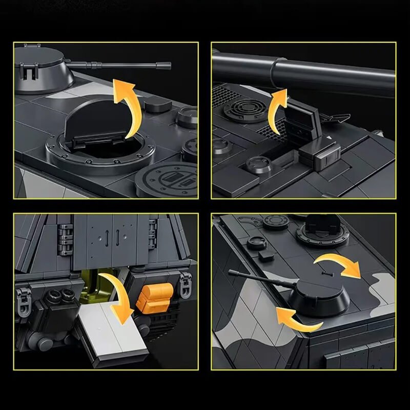 The Jagdpanzer E 100 1835Pcs - RBrickstem®