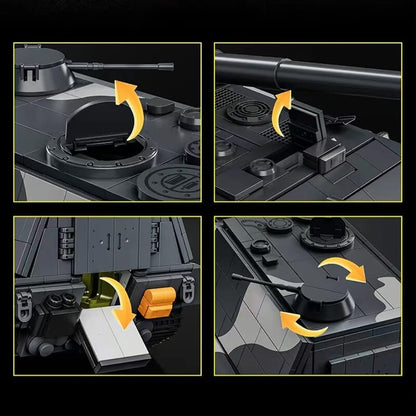 The Jagdpanzer E 100 1835Pcs - RBrickstem®