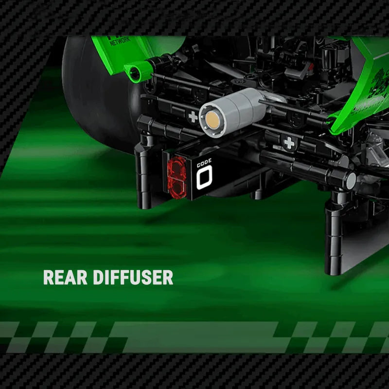 The Ultimate Kick Sauber F1 Team Car 2552pcs - RBrickstem®