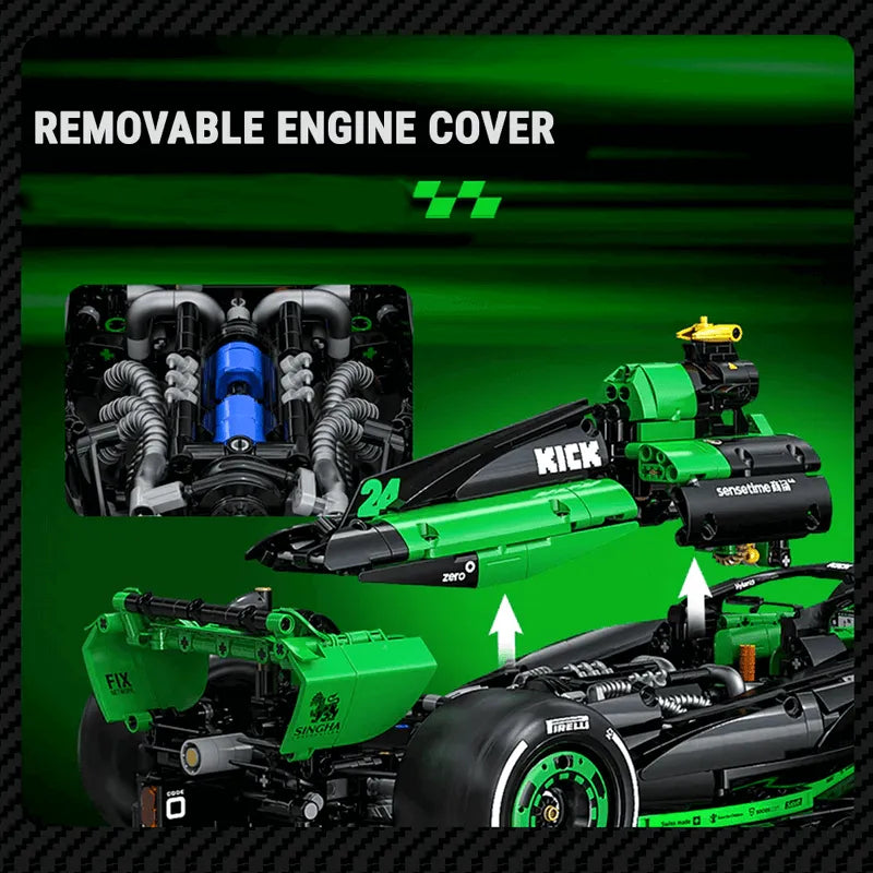 The Ultimate Kick Sauber F1 Team Car 2552pcs - RBrickstem®