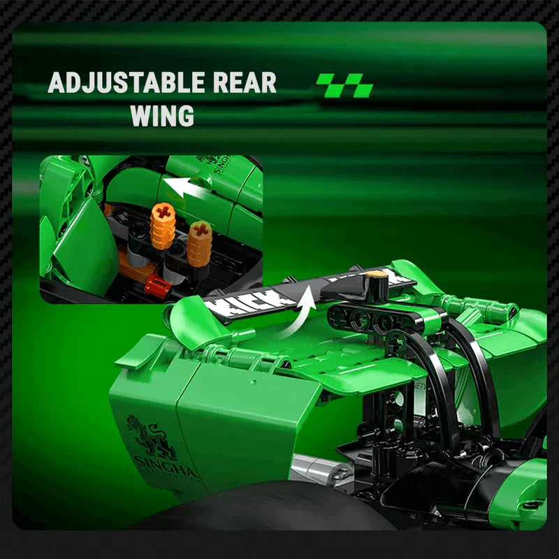 The Ultimate Kick Sauber F1 Team Car 2552pcs - RBrickstem®