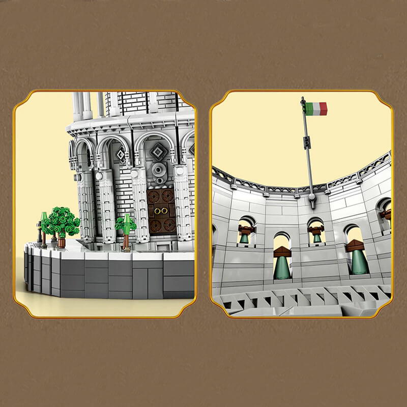 The Ultimate Leaning Tower of Pisa 7651Pcs