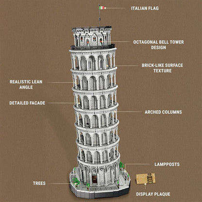 The Ultimate Leaning Tower of Pisa 7651Pcs