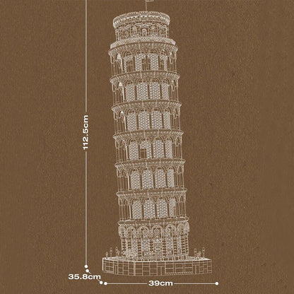 The Ultimate Leaning Tower of Pisa 7651Pcs