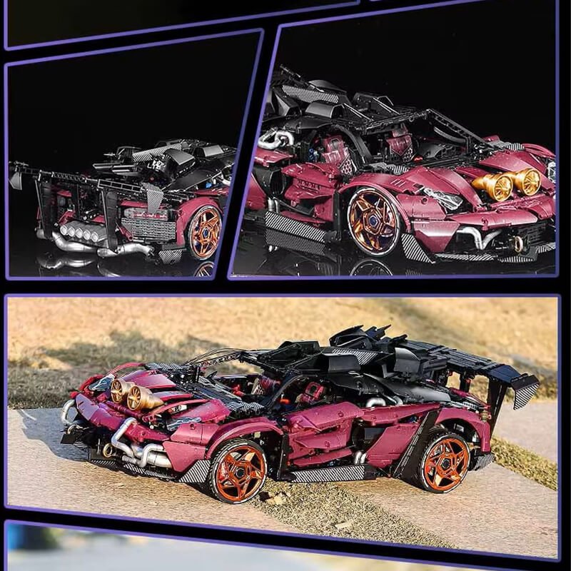 The Ultimate Turbocharged Italian Hypercar 3949Pcs - RBrickstem®