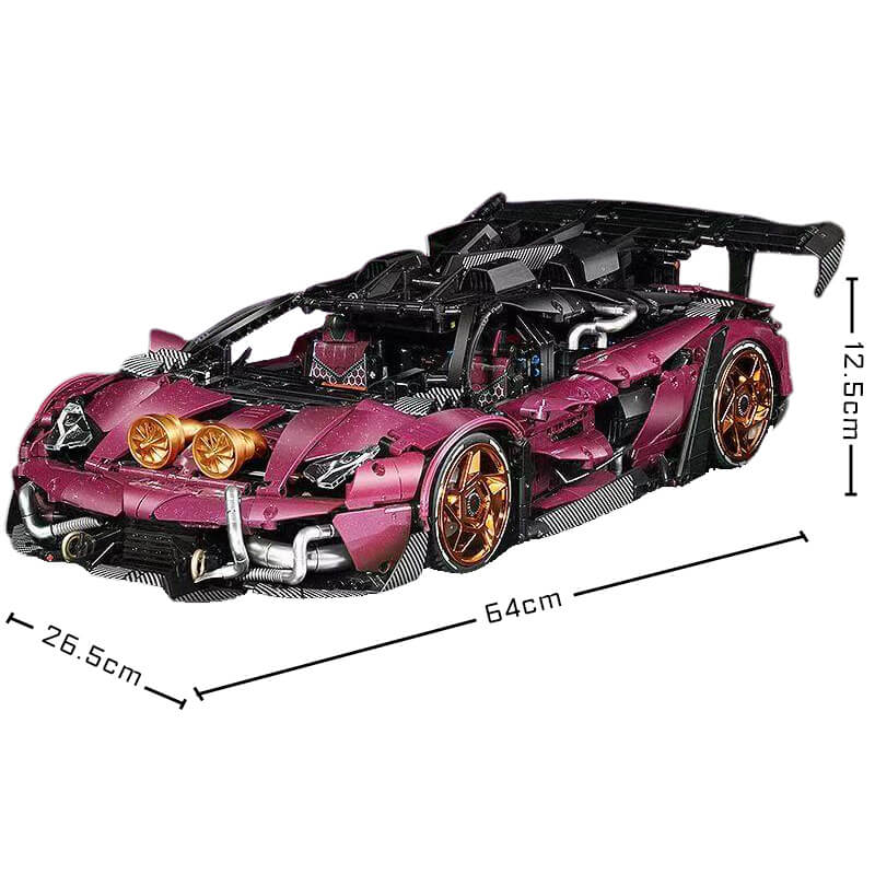 The Ultimate Turbocharged Italian Hypercar 3949Pcs - RBrickstem®