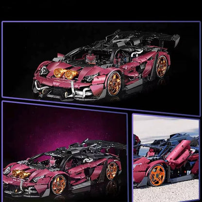 The Ultimate Turbocharged Italian Hypercar 3949Pcs - RBrickstem®