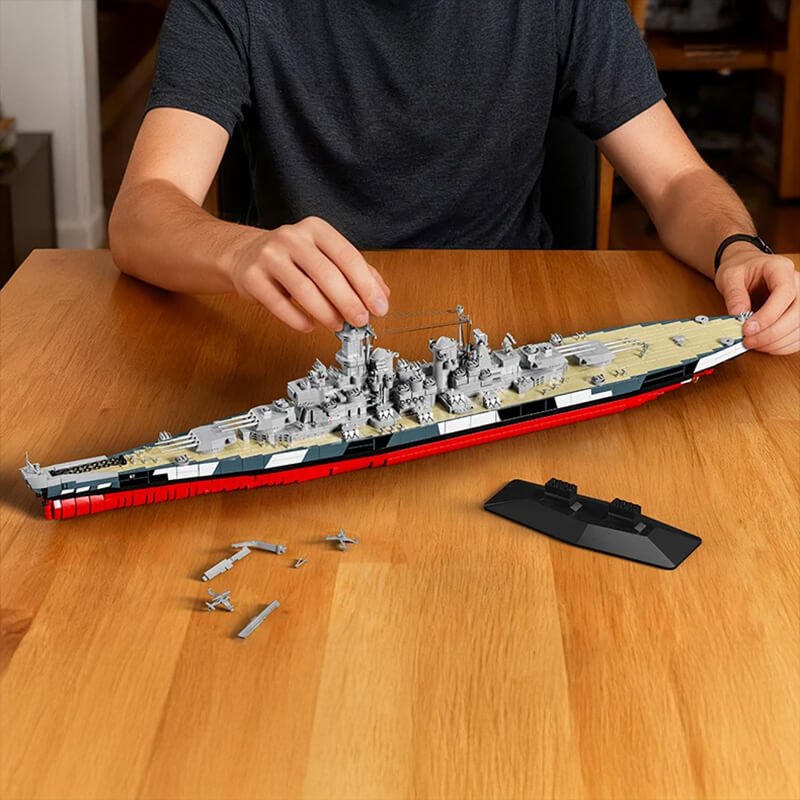 The USS Montana Battleship 2955Pcs - RBrickstem®