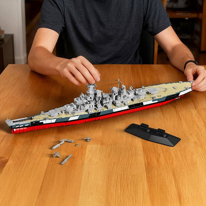 The USS Montana Battleship 2955Pcs - RBrickstem®