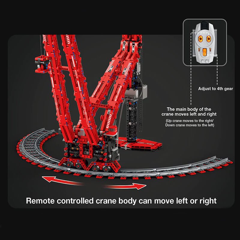 The World’s Strongest Land‑Based Crane 1195Pcs - RBrickstem®