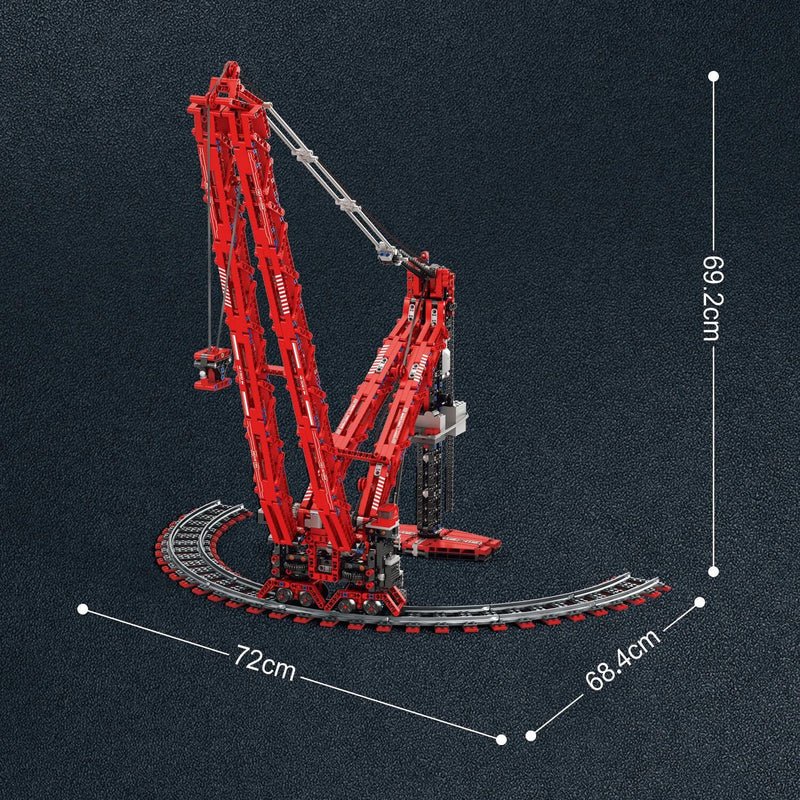The World’s Strongest Land‑Based Crane 1195Pcs - RBrickstem®