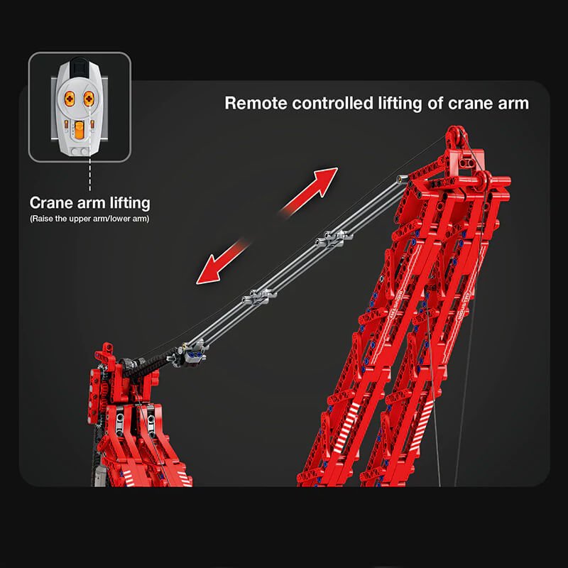 The World’s Strongest Land‑Based Crane 1195Pcs - RBrickstem®