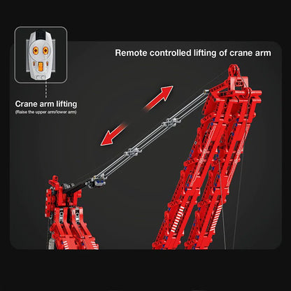 The World’s Strongest Land‑Based Crane 1195Pcs - RBrickstem®