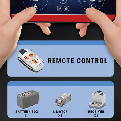The World’s Strongest Land‑Based Crane 1195Pcs - RBrickstem®