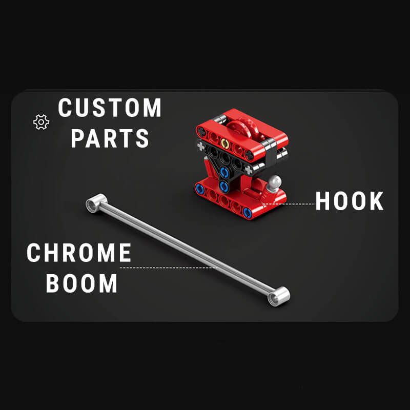 The World’s Strongest Land‑Based Crane 1195Pcs - RBrickstem®