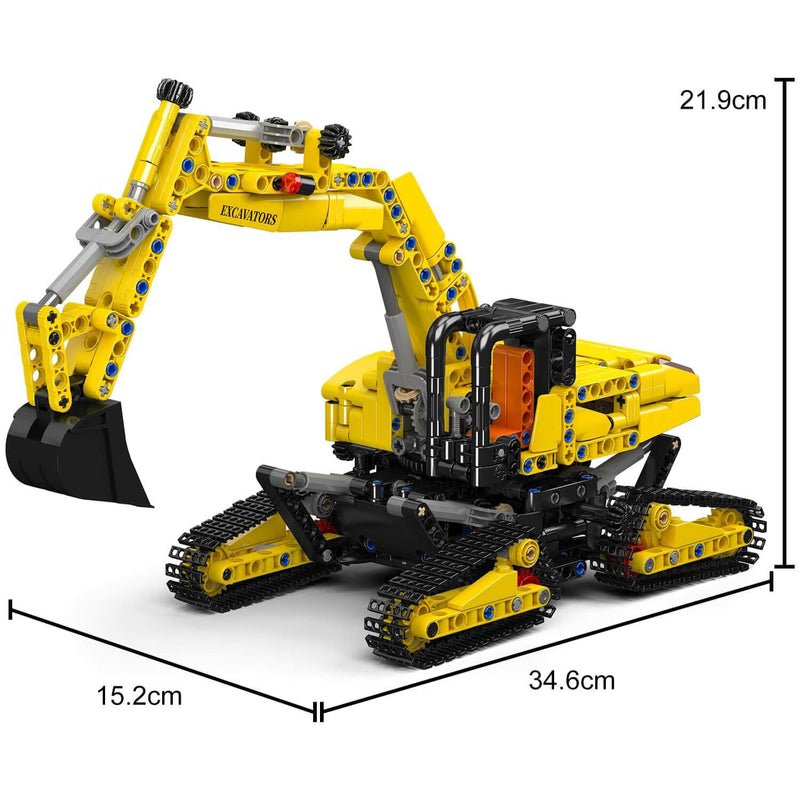 Tracked Construction Excavator 839PCS - RBrickstem®
