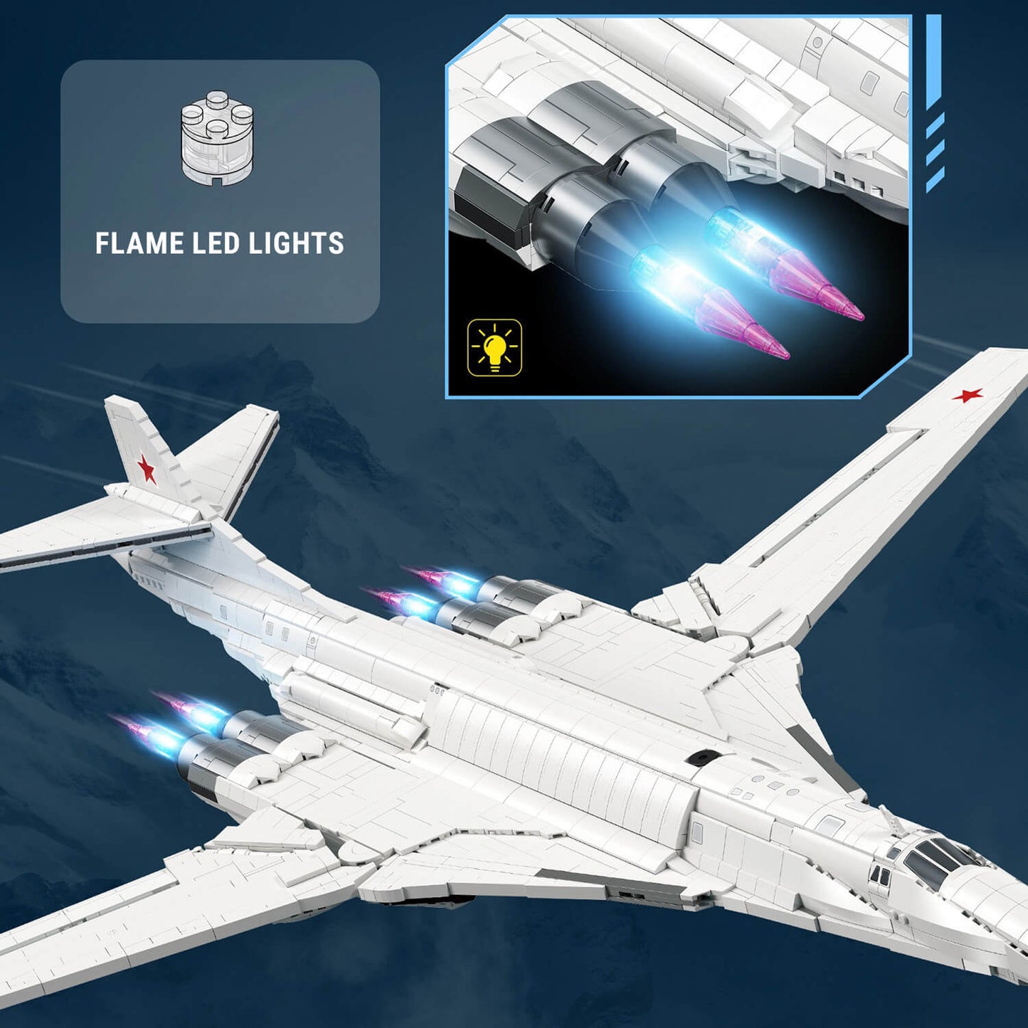 The Ultimate Tupolev Tu-160 3469Pcs