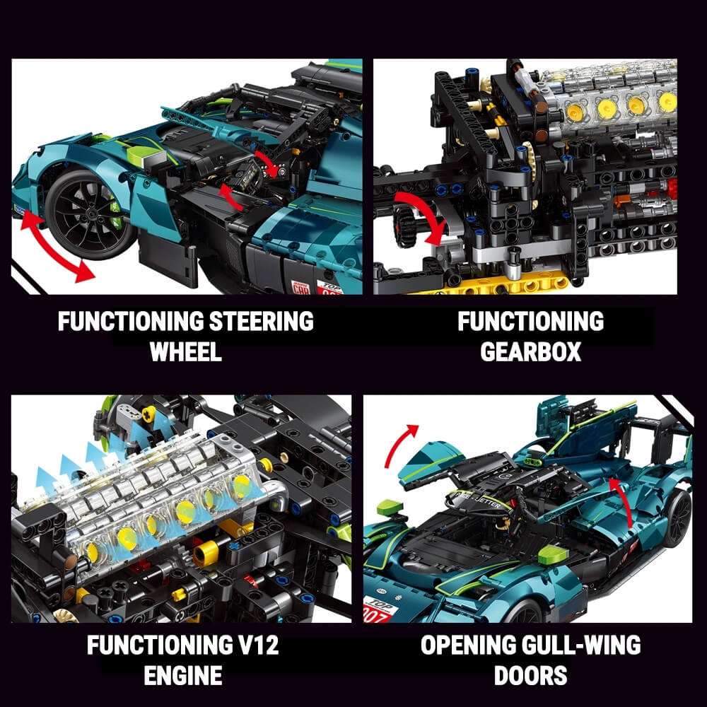 Remote Controlled 24h British Hypercar 3068Pcs