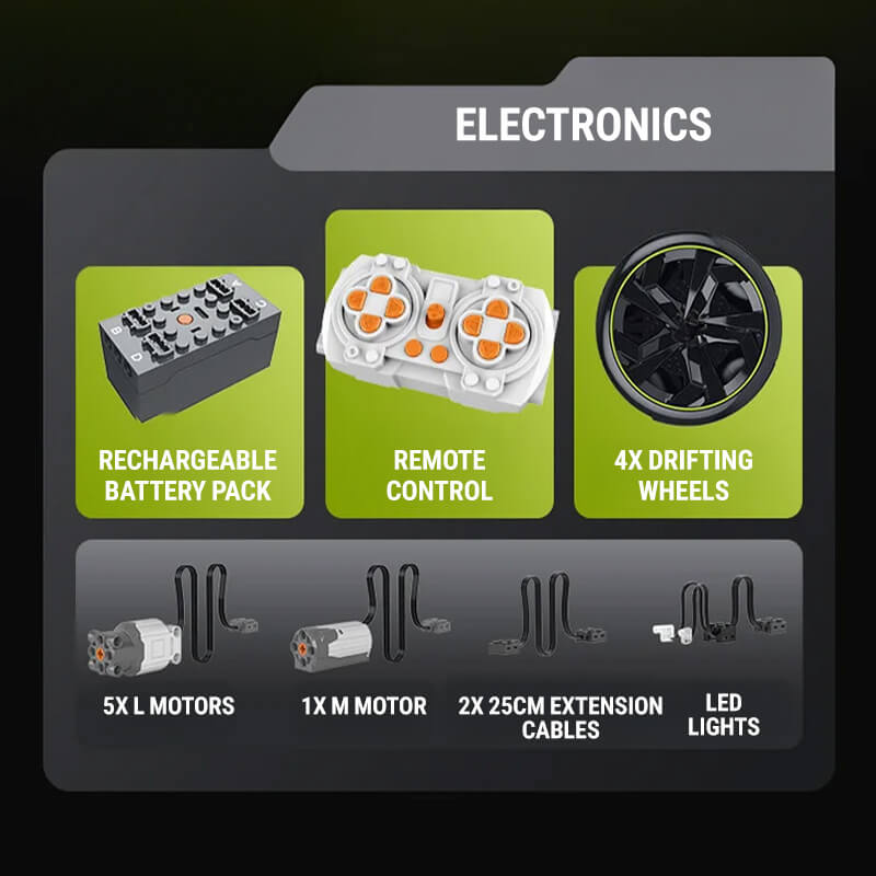 Remote Controlled Slammed Italian Bull SUV 3222Pcs