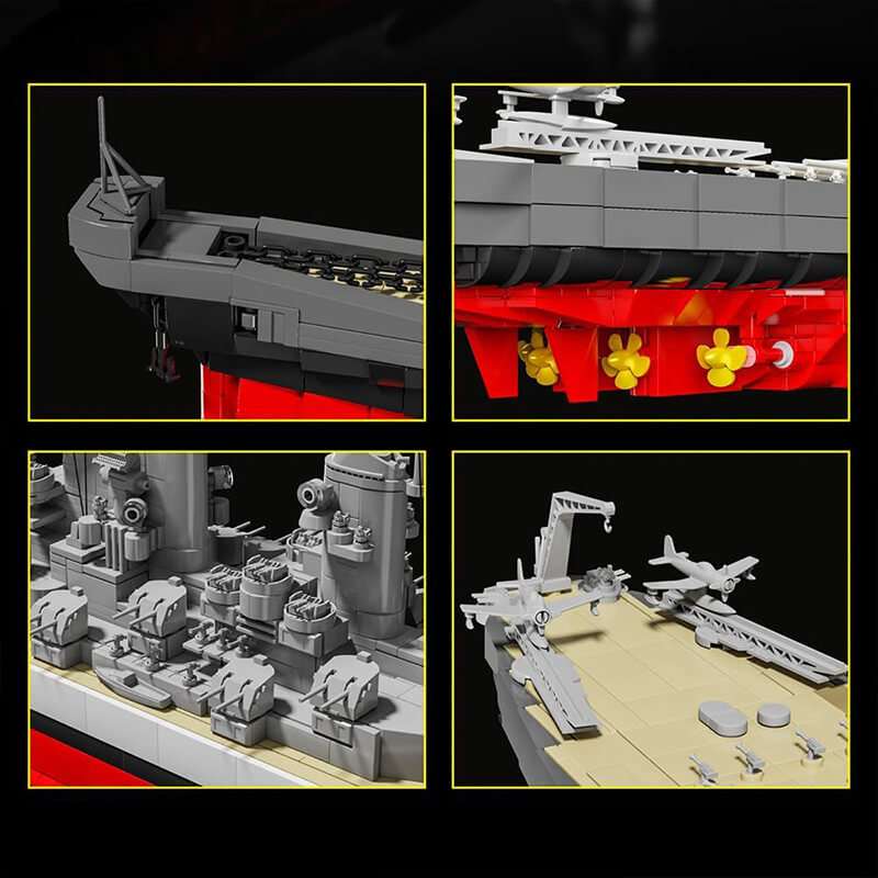 The USS Missouri BB-63 Battleship 2567Pcs