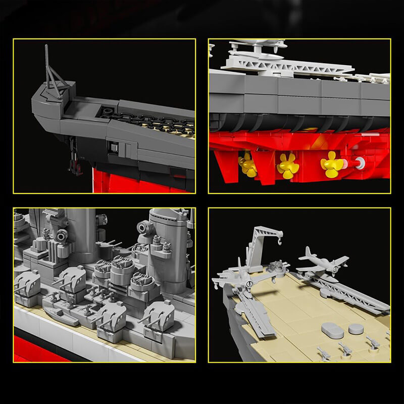 The USS Missouri BB-63 Battleship 2567Pcs