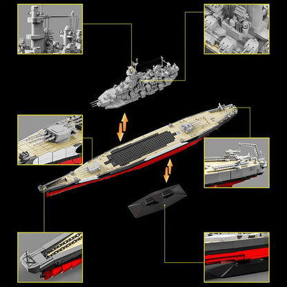 The USS Missouri BB-63 Battleship 2567Pcs