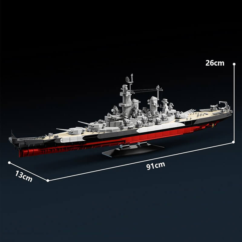 The USS Missouri BB-63 Battleship 2567Pcs