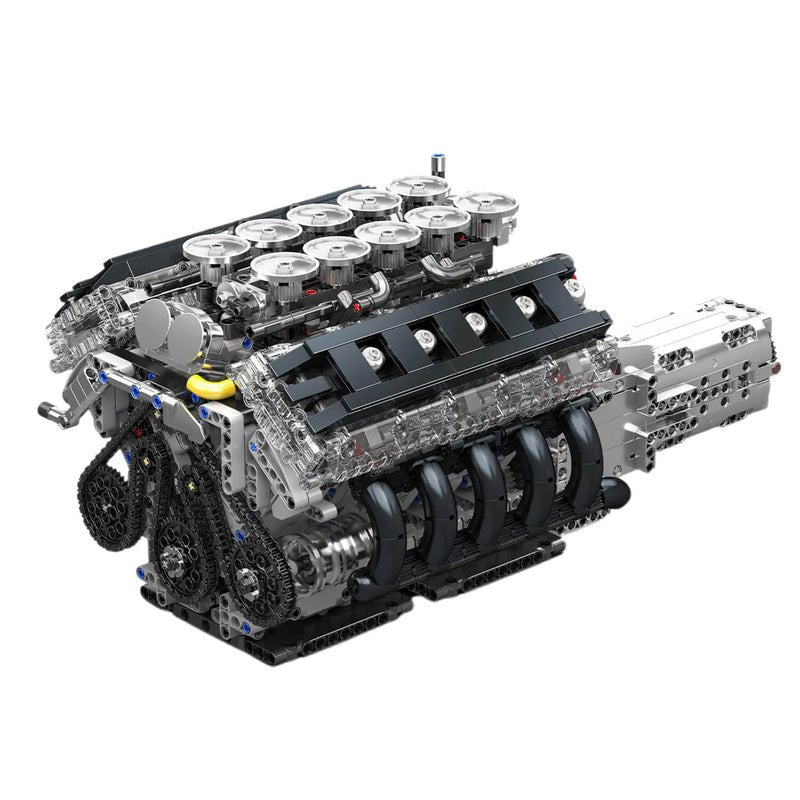 V10 Naturally Aspirated Japanese Engine 1833Pcs - RBrickstem®