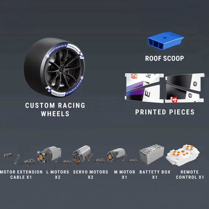 V8 German Hybrid Endurance Prototype 3506Pcs - RBrickstem®