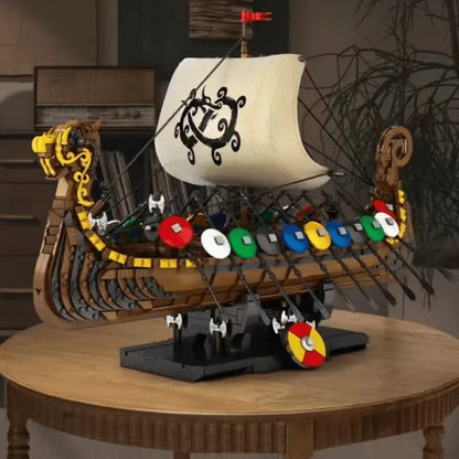 Viking Longship 2546pcs - RBrickstem®
