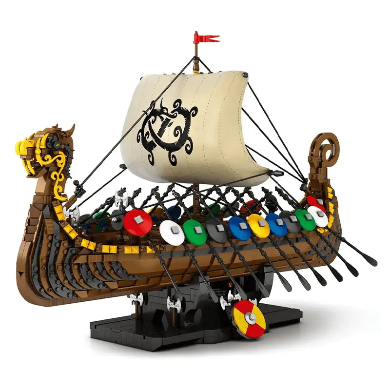Viking Longship 2546pcs - RBrickstem®