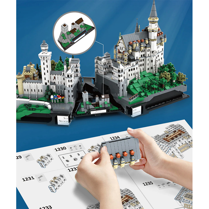 Neuschwanstein Castle 7437pcs mySite