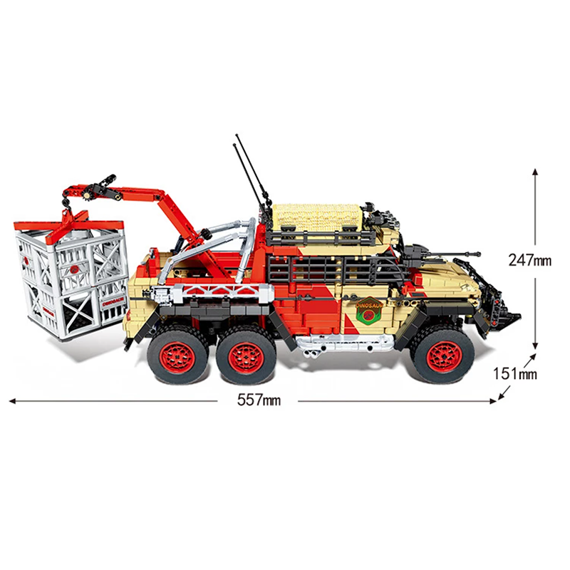 Remote Controlled Jurassic 6x6 2452pcs mySite