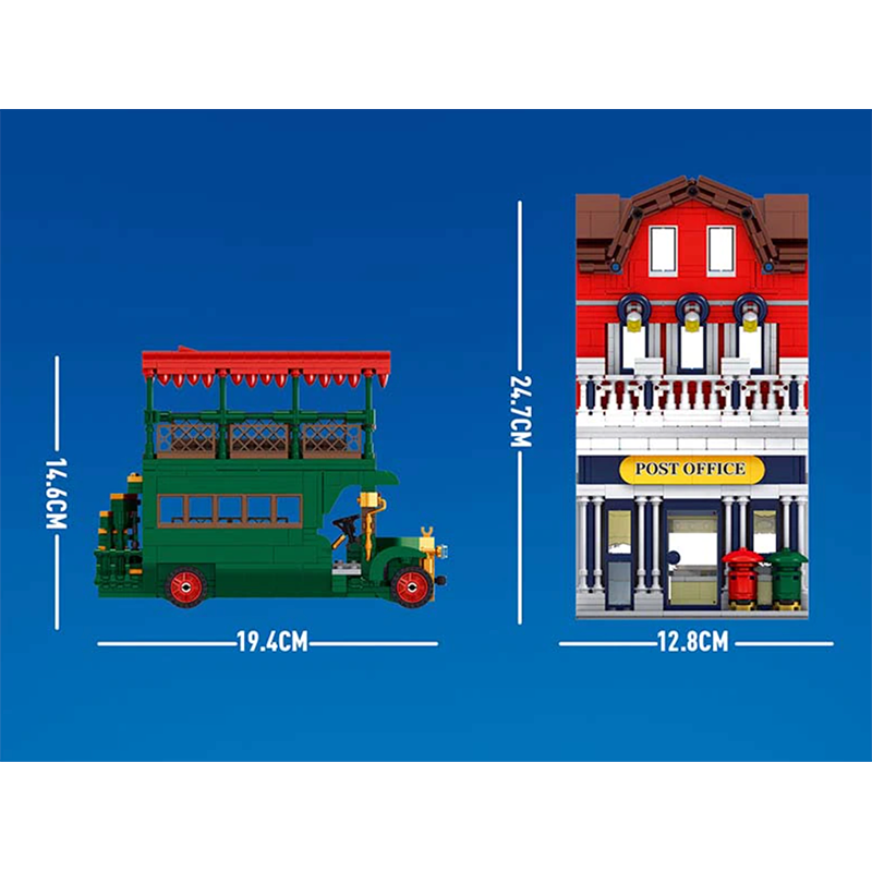 British Post Office with Bus 2178pcs mySite