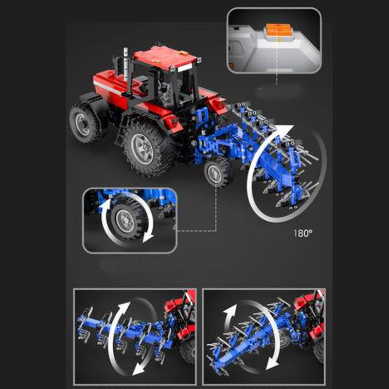 Remote Controlled Plowing Tractor 1675pcs mySite