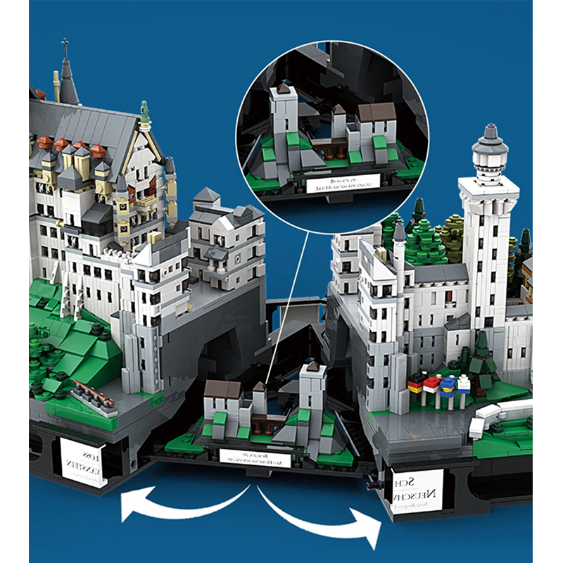 Neuschwanstein Castle 7437pcs mySite