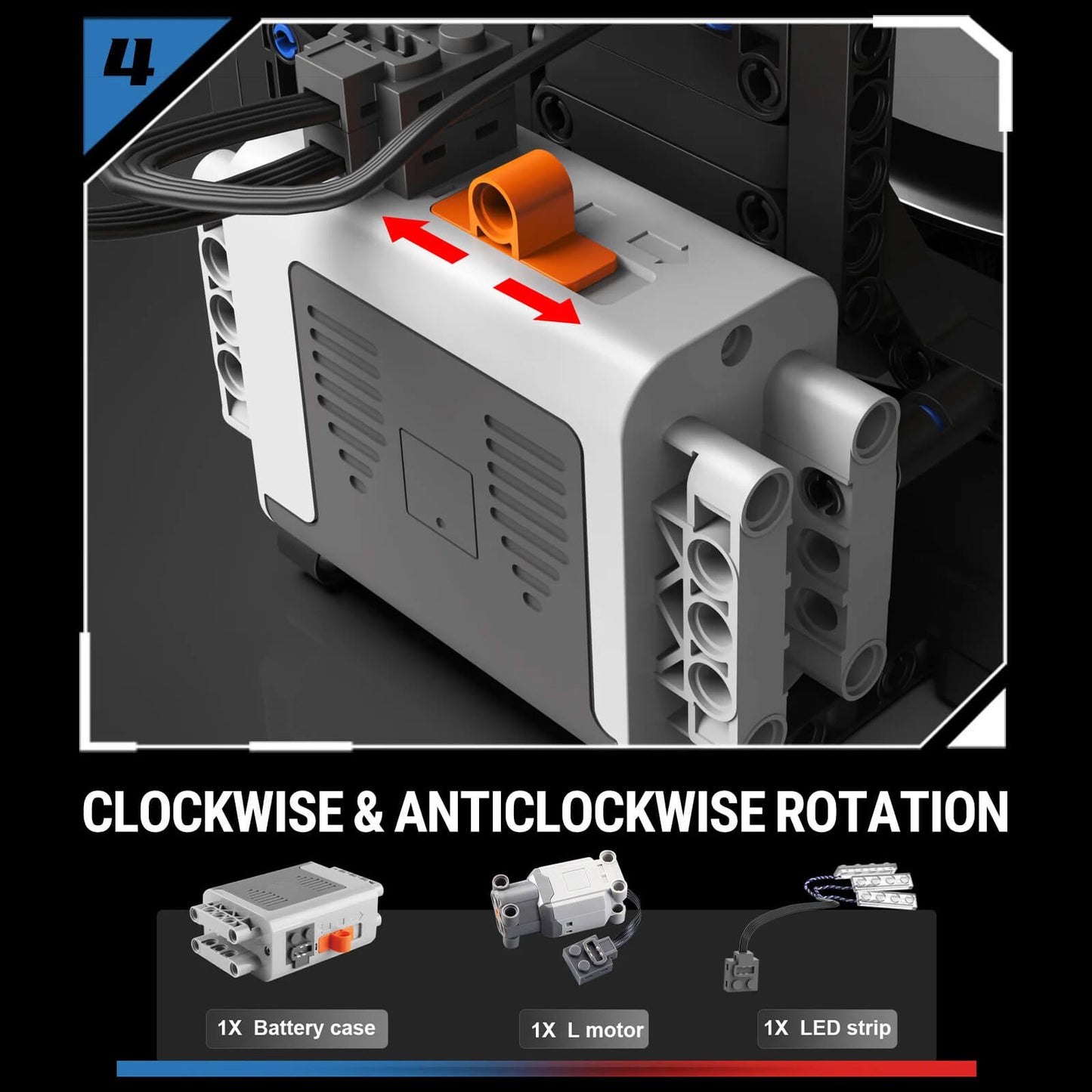 Motorised Supercar Wheel Display 577Pcs