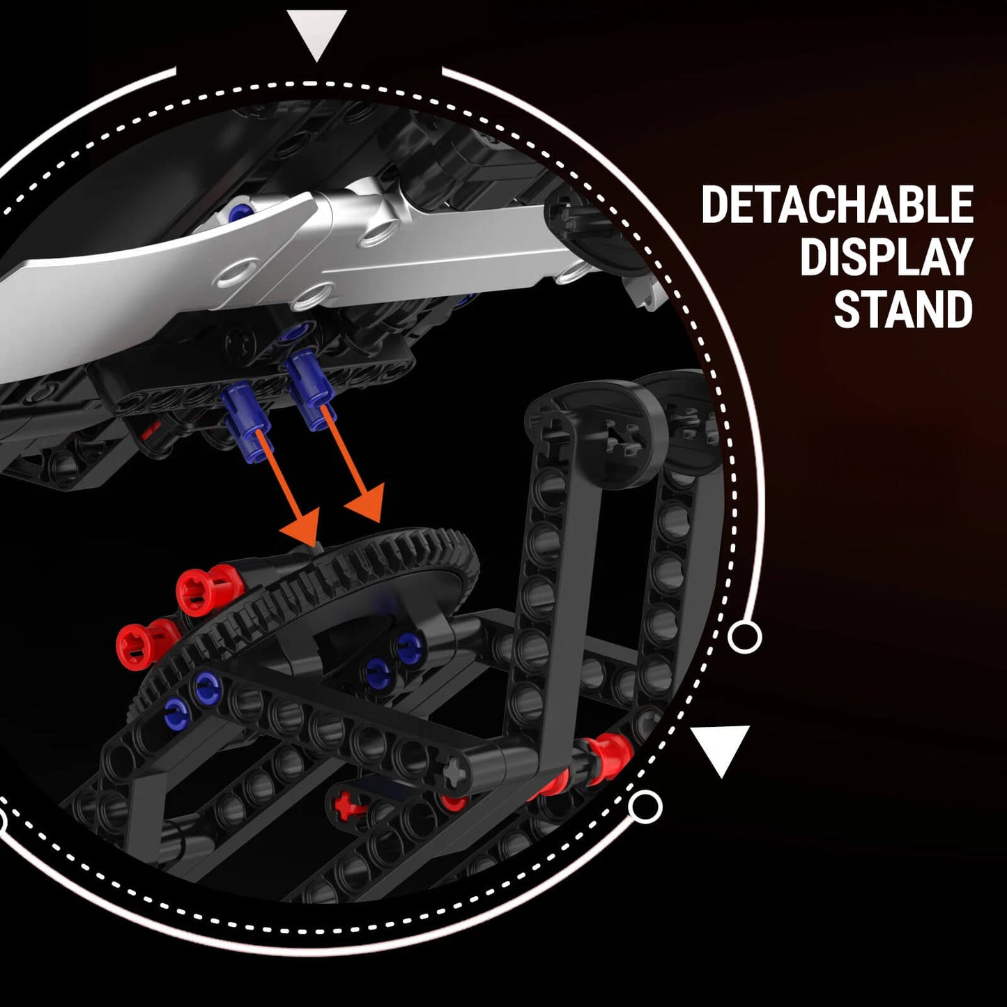 1:1 Italian Bull Racing Steering Wheel 866Pcs