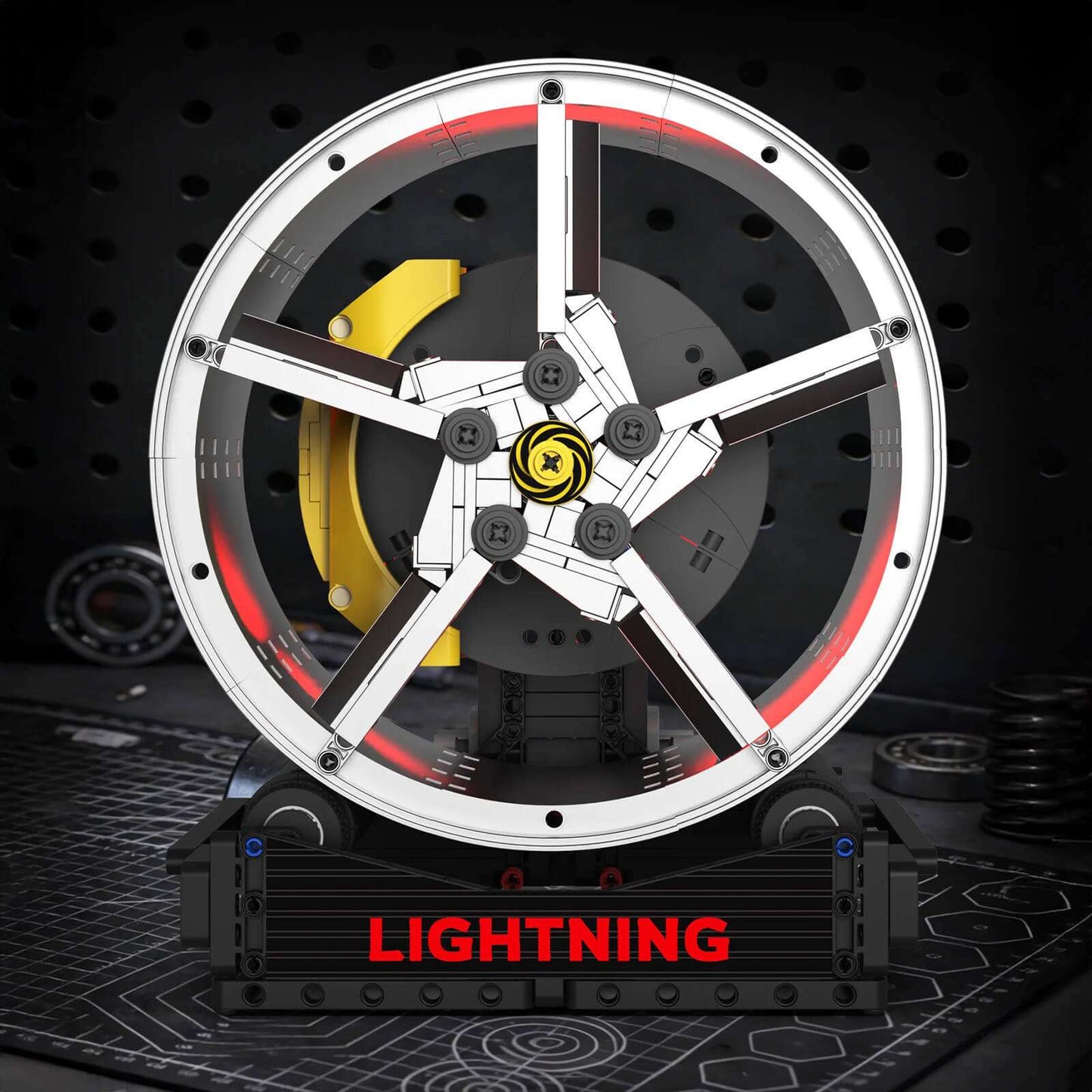 Motorised Supercar Wheel Display 577Pcs