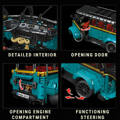 Widebody Street Campervan 2974Pcs - RBrickstem®