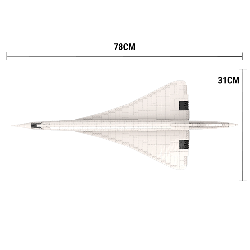 The Ultimate 78cm Concorde 1465pcs mySite