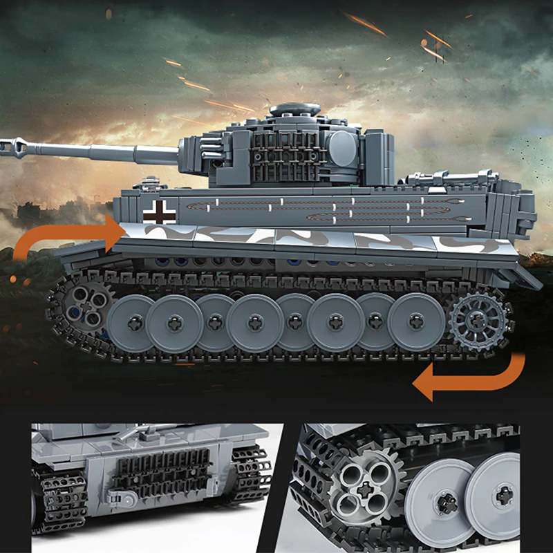 Remote Controlled Tiger Tank 800pcs mySite