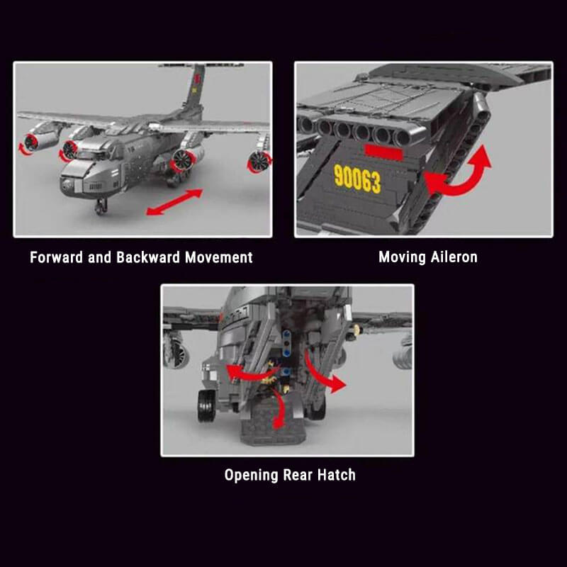 Y-20 Large Military Aircraft 2202pcs mySite