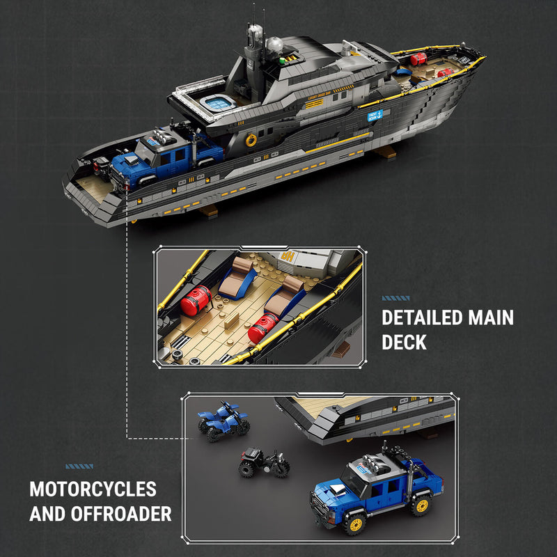 The Ultimate Superyacht 4420Pcs - RBrickstem®
