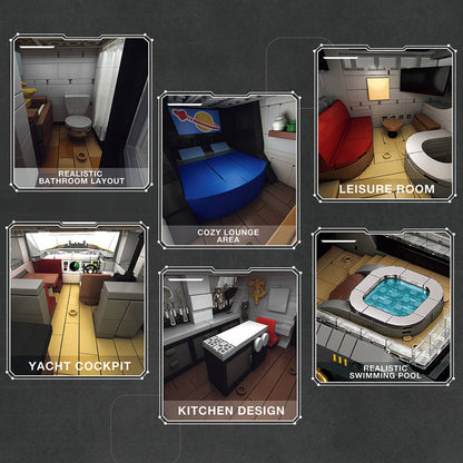 The Ultimate Superyacht 4420Pcs - RBrickstem®